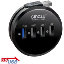 Адаптер Ginzzu HUB GR-314UB Ginzzu USB 3.0/2.0, 4 port(1xUSB3.0+3xUSB2.0)