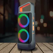 Портативная колонка Ginzzu GM-915B, BT-Колонка 10W/1,5Ah/TWS/USB/TF/AUX/FM/RGB