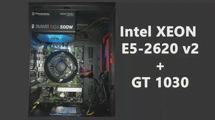 ПК 2020 за 15к - intel XEON 2620v2 GT1030 Ginzzu b200 (полное видео)