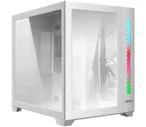 Корпус mATX кубик без БП Ginzzu V400, белый