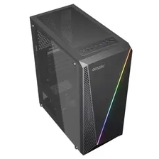 Корпус для компьютера Ginzzu SL150 панель с RGB подсветкой