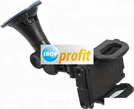 Держатель автомобильный Ginzzu GH-582, универсальный, черный (GH-582)