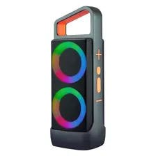 Колонка Ginzzu GM-915B (10W/1,5Ah/TWS/USB/TF/AUX/FM/RGB)