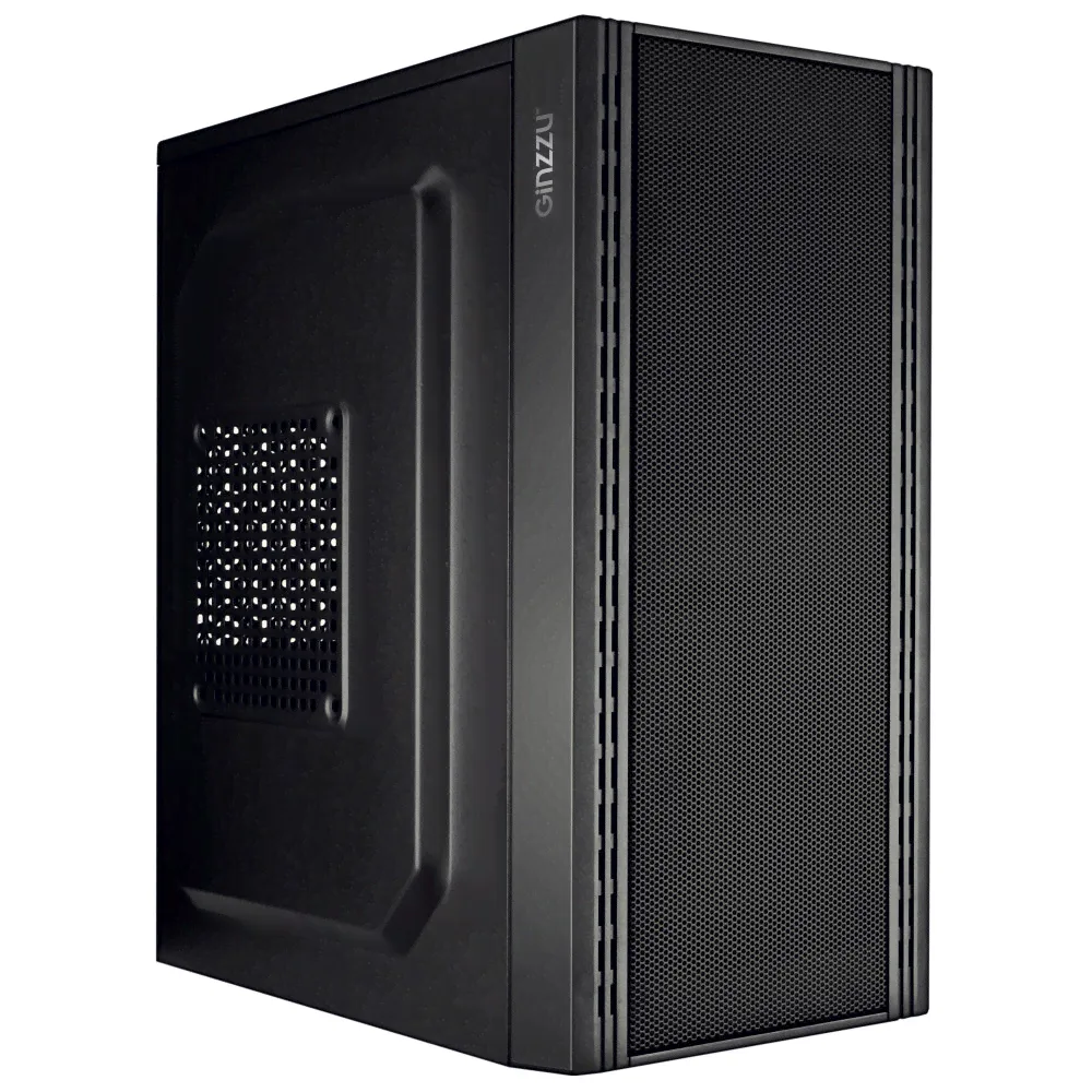 Корпус Ginzzu B170, mATX, Mini-Tower, черный, без БП, B170-0