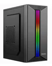 Корпус Ginzzu B350 RGB Black, без БП, 2xUSB2.0, Audio