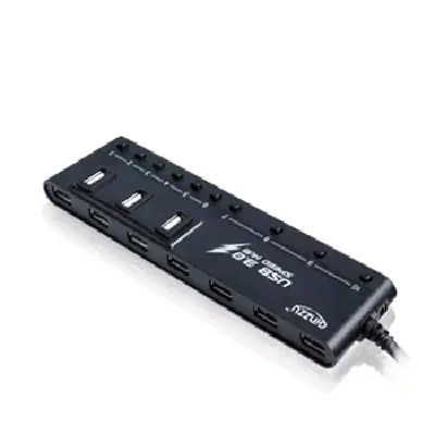 Разветвитель USB Ginzzu GR-380UAB-0