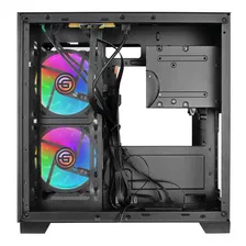 Корпус Ginzzu V390 Black, mATX