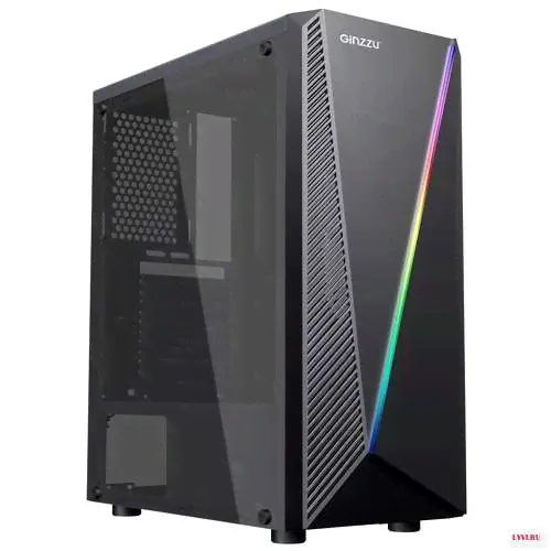 Корпус Ginzzu SL150 панель с RGB подсветкой SL150 .-0