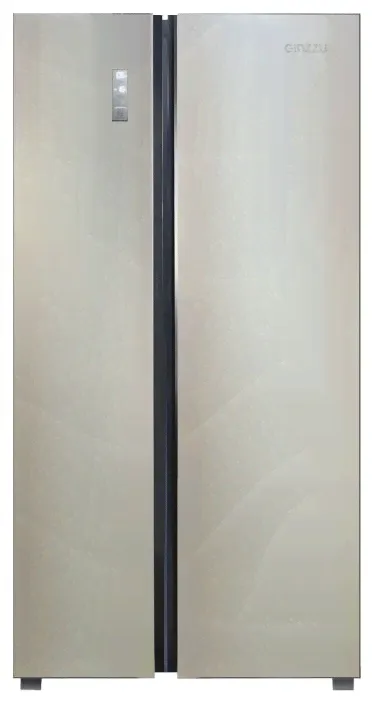 Холодильник Ginzzu NFK-530 Gold glass в Санкт-Петербурге-0