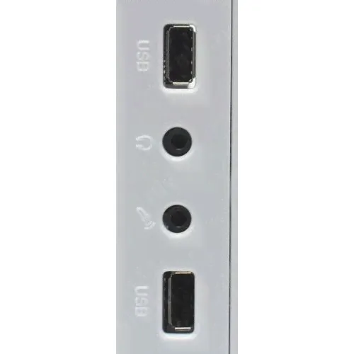 Корпус Minitower Ginzzu D380 White MicroATX без БП-2