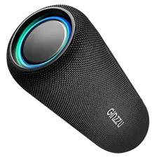 Портативная акустика Ginzzu GM-908B, 20 Вт, FM, AUX, USB, Bluetooth, подсветка, черный, GM-908B