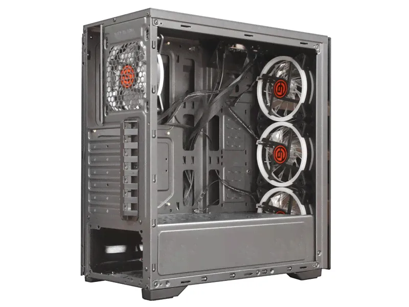 Корпус Ginzzu S600 Black, S600-0