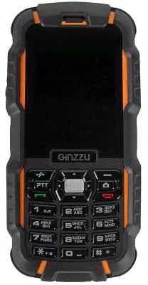 Мобильный телефон GINZZU R6 DUAL черный оранжевый 2.4"-0