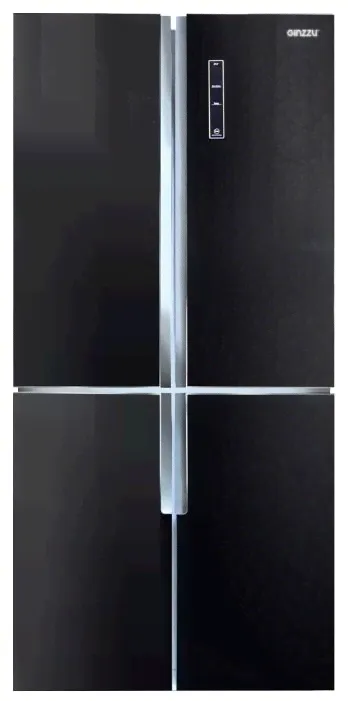 Холодильник Ginzzu NFK-510 black glass в Санкт-Петербурге-0