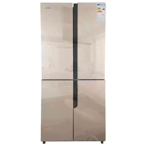 Холодильник Ginzzu NFK-500 Gold glass