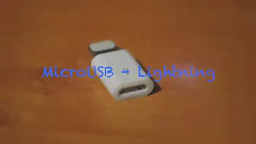 Переходник MicroUSB for Lightning