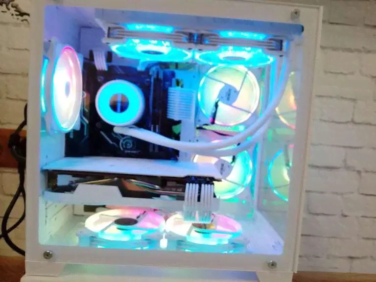 Корпус ПК Ginzzu V400 mATX кубик, закаленное стекло, RGB подсветка-0